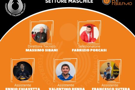 PROGRAMMAZIONE ALLENAMENTI SELEZIONE MASCHILE