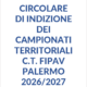Indizione Campionati Territoriali SS 2026/2027